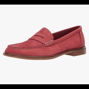 Sperry Seaport Penny Loafer - Washed Red- 9.5